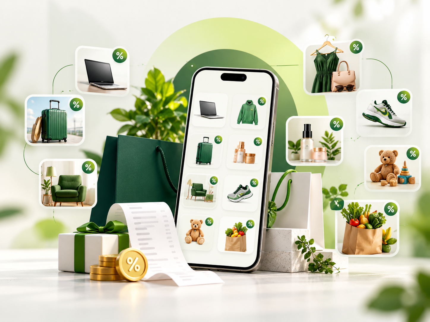 Cashback-Kategorien bei iNetMoney