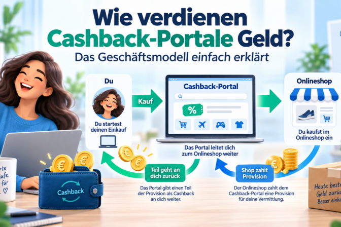 Wie verdienen Cashback-Portale Geld?